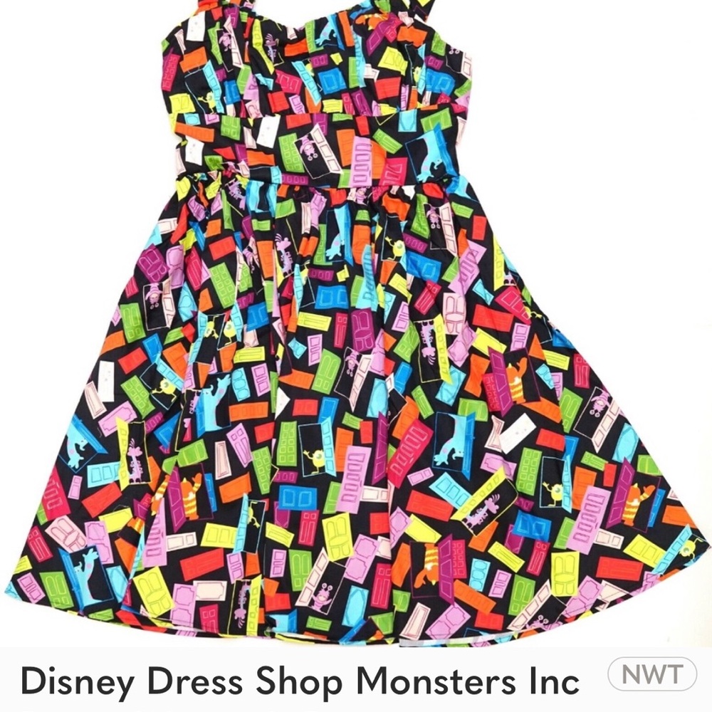 ISO Disney Parks Monsters Inc Door Dress size Med.